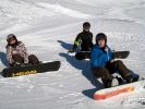 Die Boarder: Heike, Benedikt und Nico